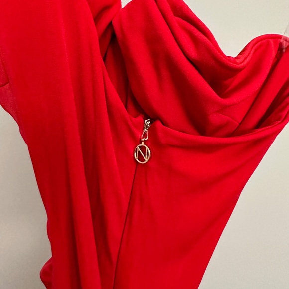 NOOKIE RILEY RING MAXI DRESS - RED - Picture 5 of 10
